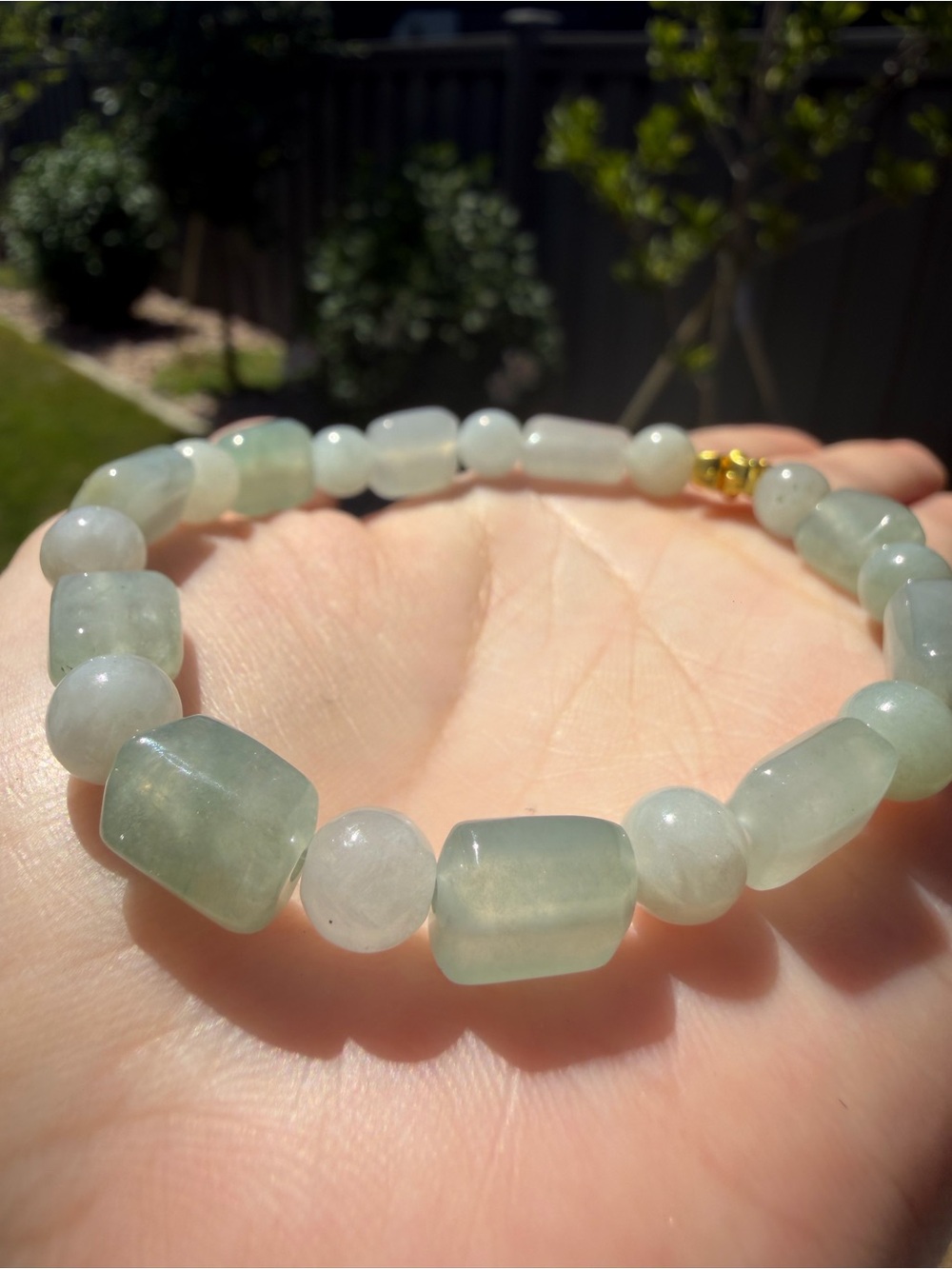 Natural Burmese Type A Jadeite Jade DIY Beaded Bracelet
